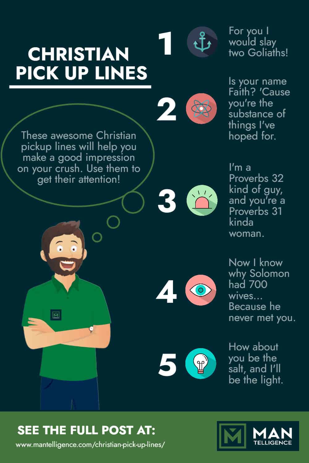 Infographic - Christian Pick Up Lines
