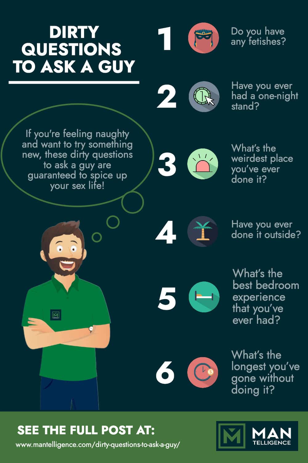 Infographic - Dirty Questions to Ask a Guy