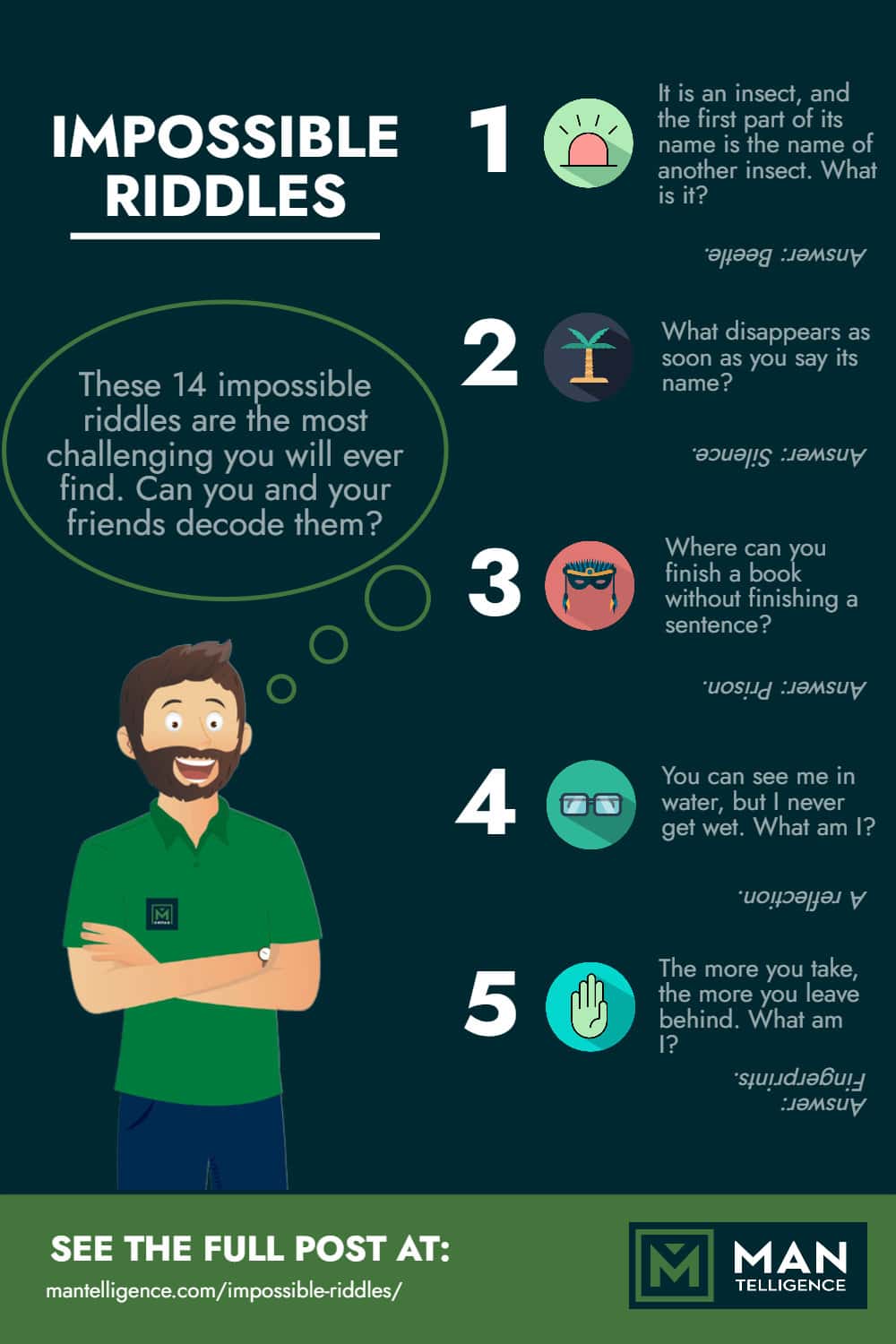Impossible Riddles - Infographic