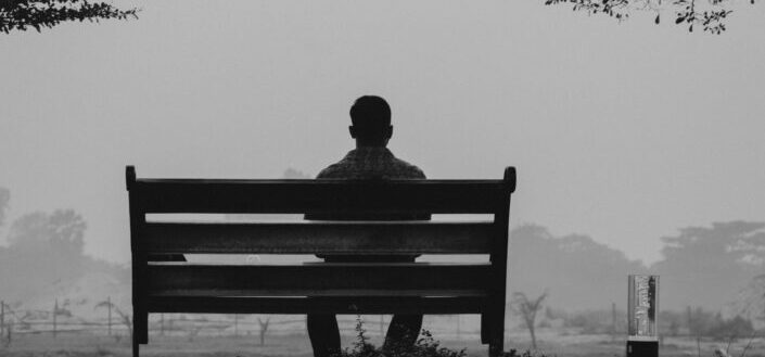 Man Sitting on The Bench