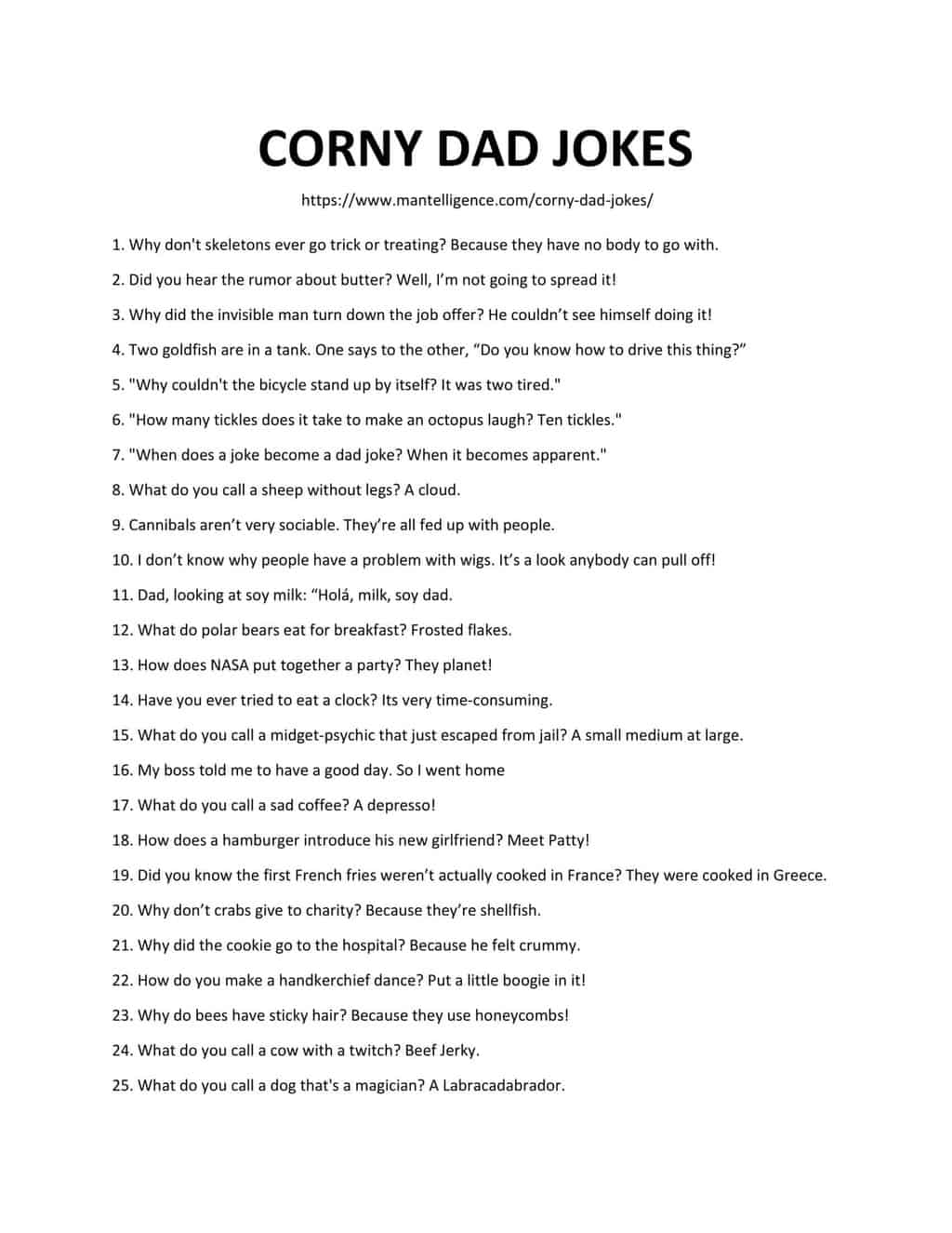 list of corny dad jokes-1