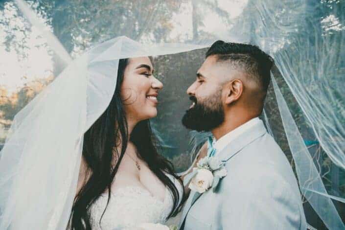 couple having their wedding photoshoot