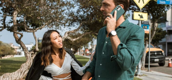 couple having a discussion