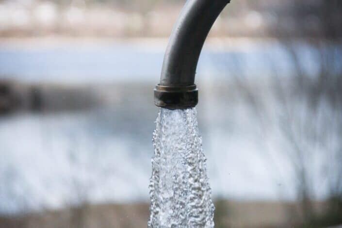 spigot with water dropping