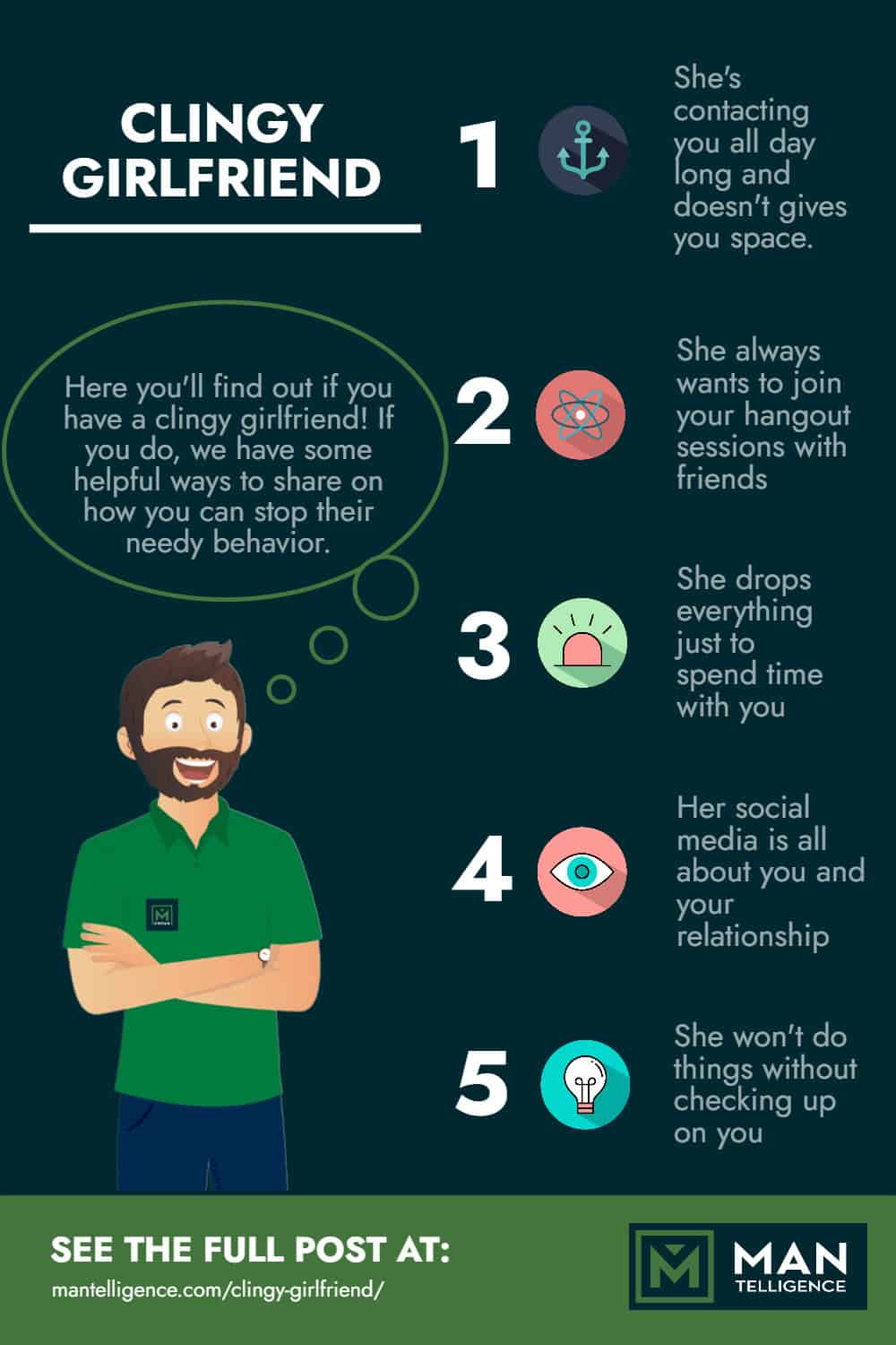 Infographic - Clingy Girlfriend