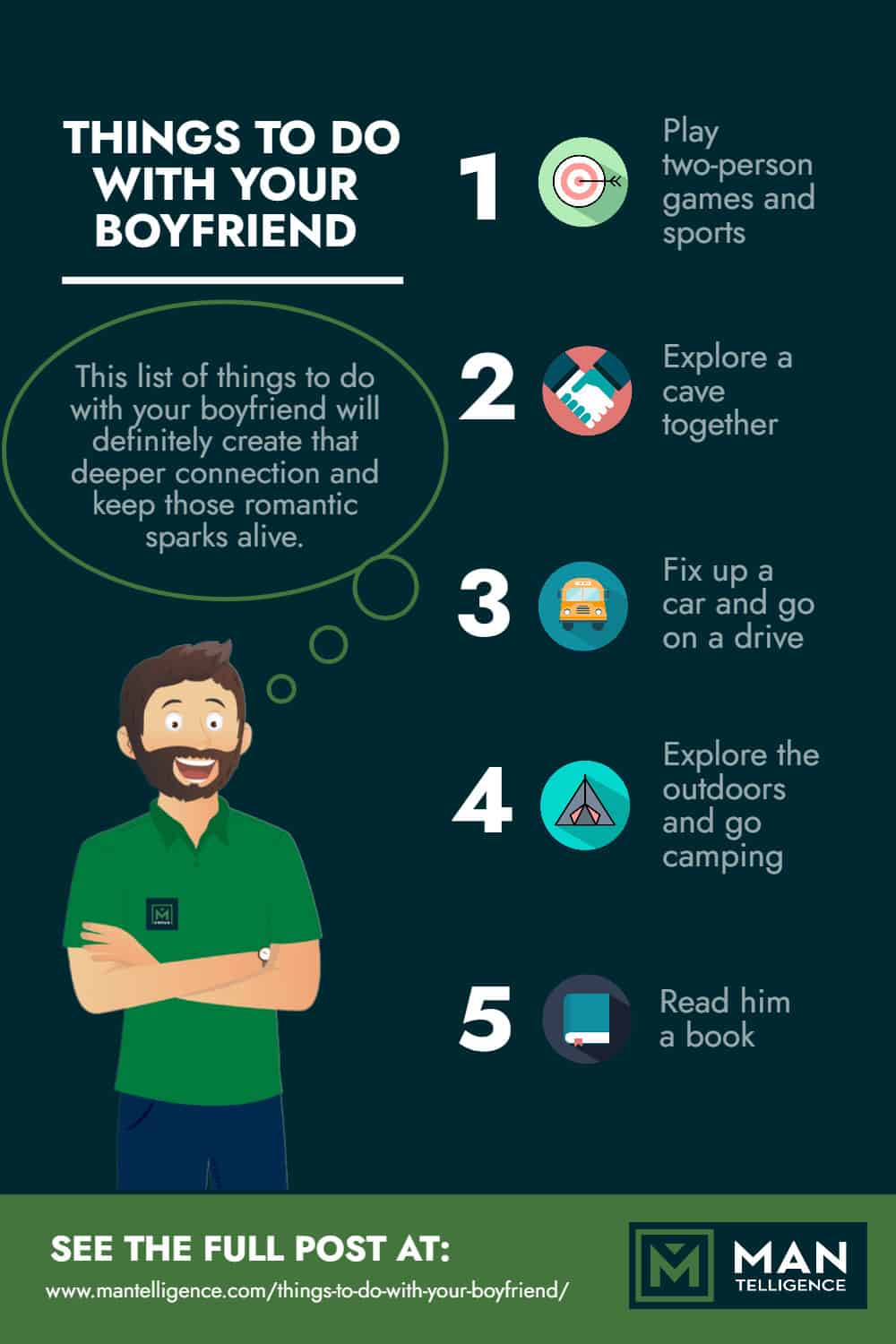 Things to do with your boyfriend - Infographic