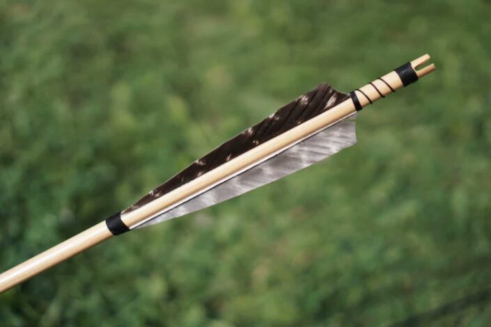 feathered arrow