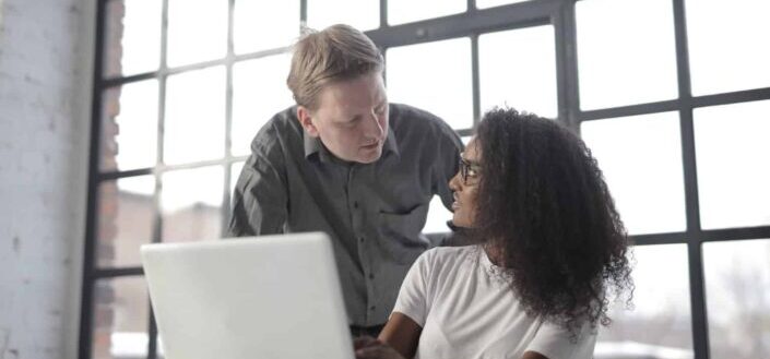 Focused Coworkers Discussing Business Issues