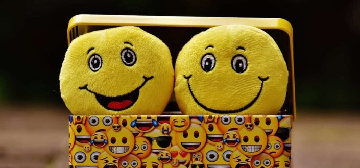 Small Yellow Stuffed Balls of Emoticons