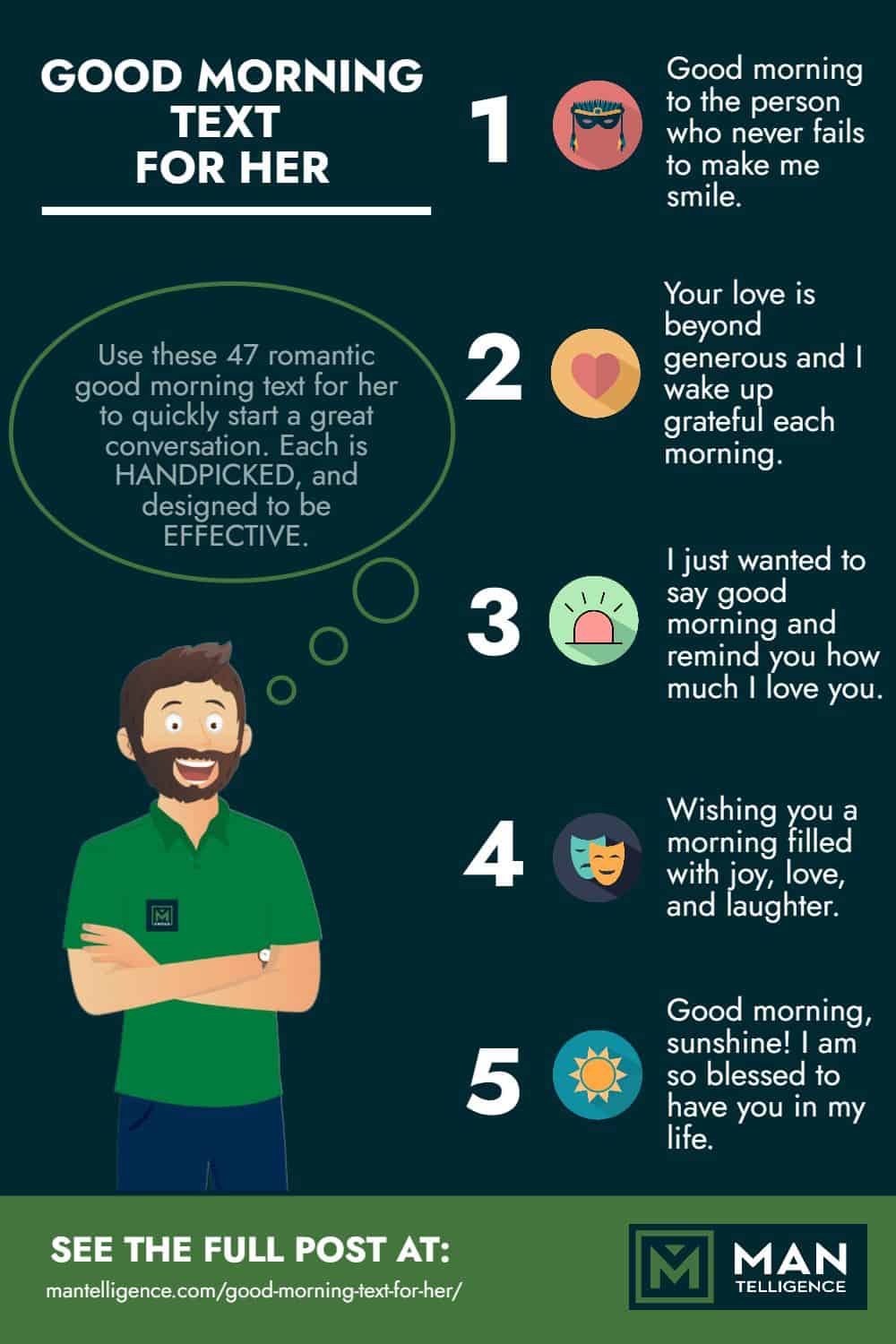 Infographic - Good Morning Text For Her