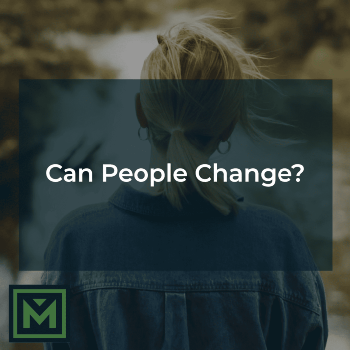 Can people change?