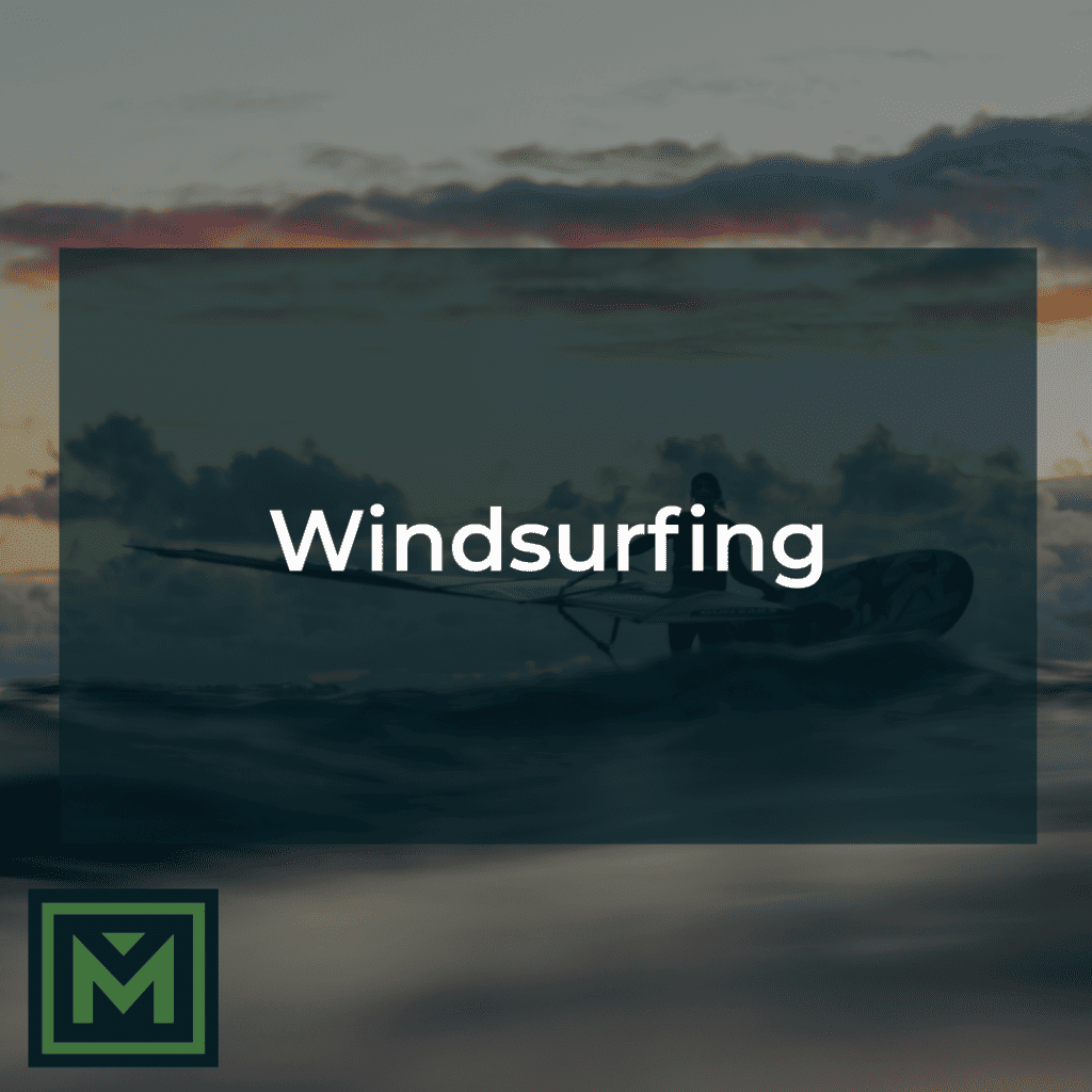 Windsurfing.